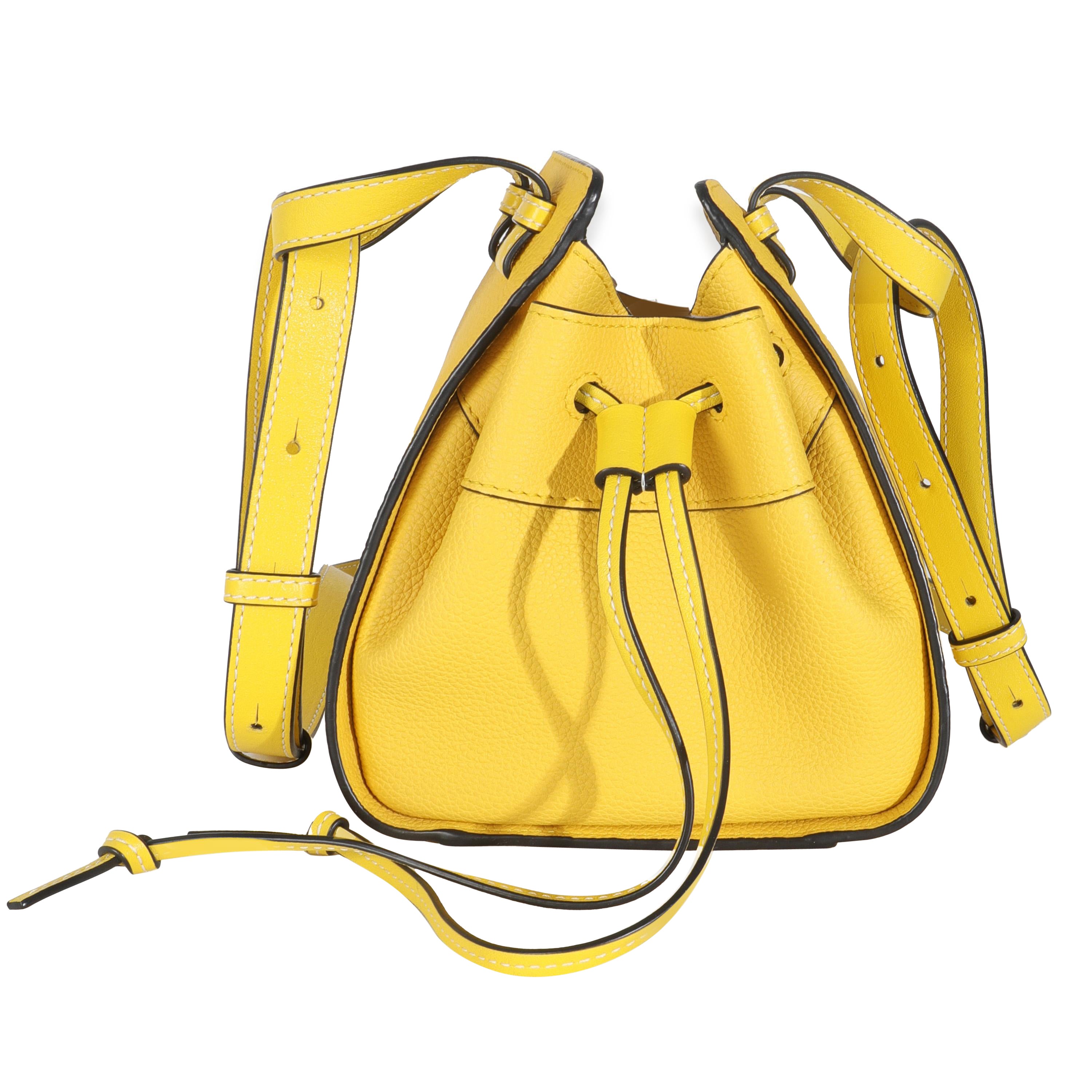 Loewe Gelbes genarbtes Kalbsleder Mini-Hängematte im Angebot