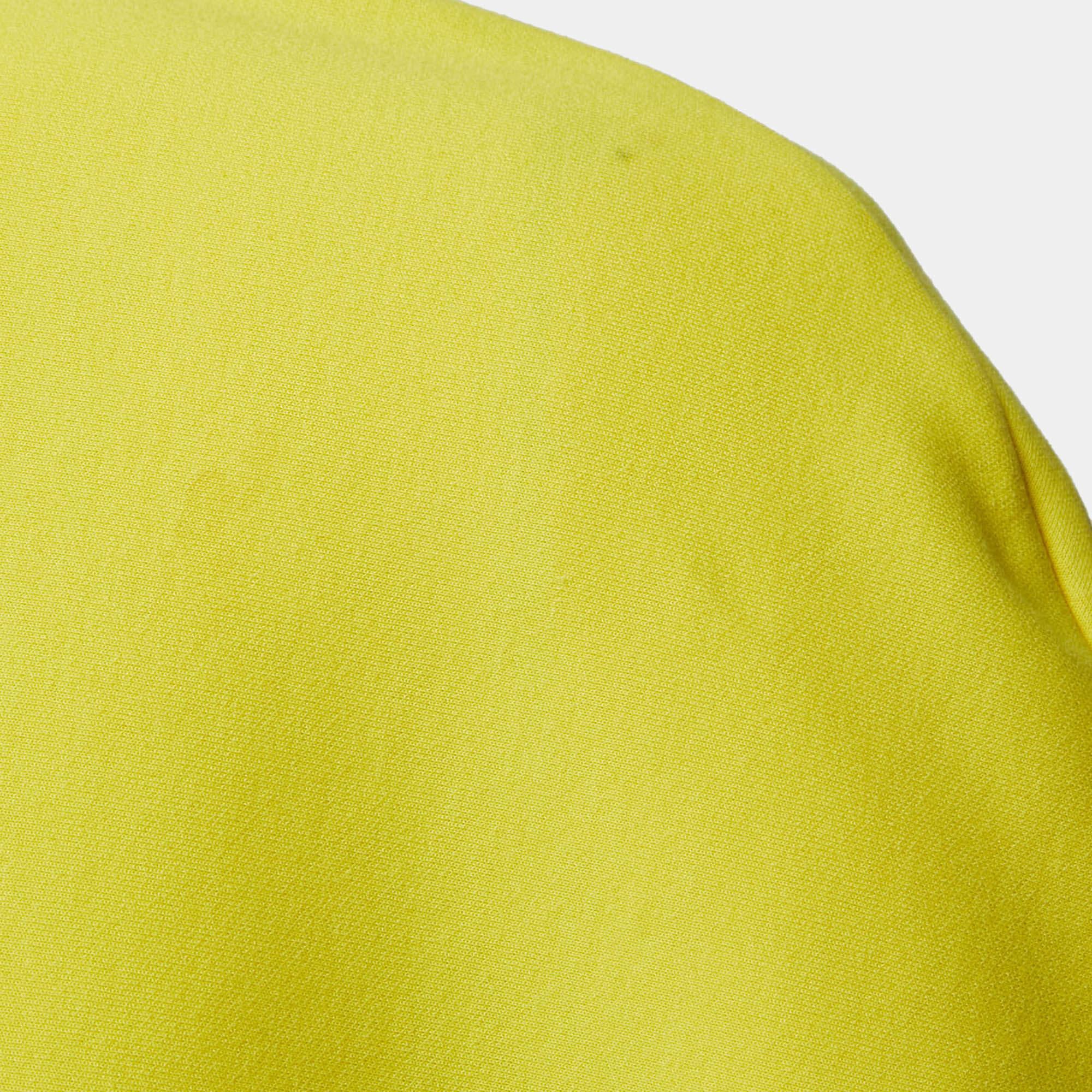 Jaune Robe longue asymétrique Loewe en jersey jaune L