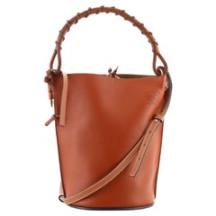 LoeweGate Top Handle Bucket Bag Leather Medium