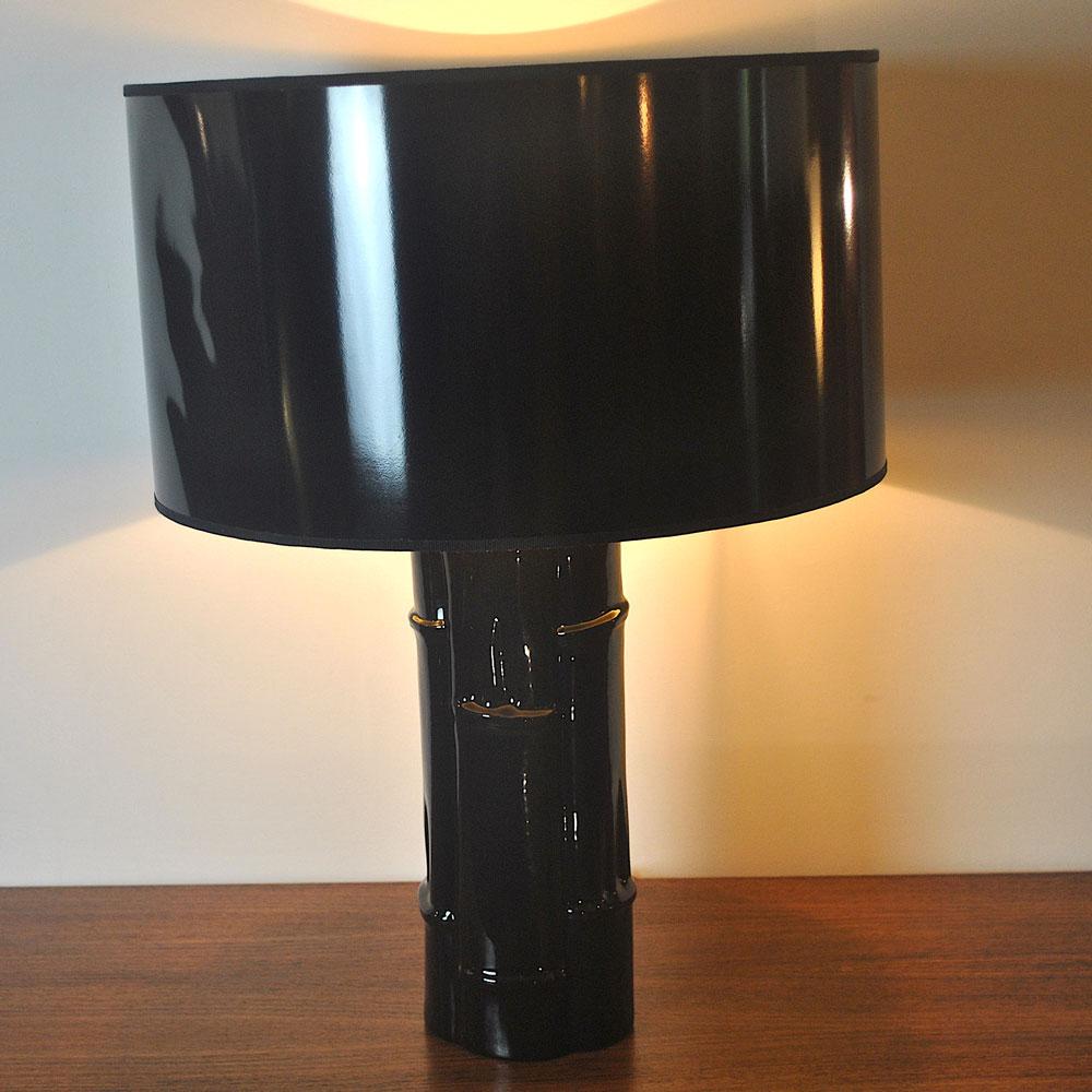 Ceramic Loffredo Ferdinando Italian Midcentury Table Lamp For Sale