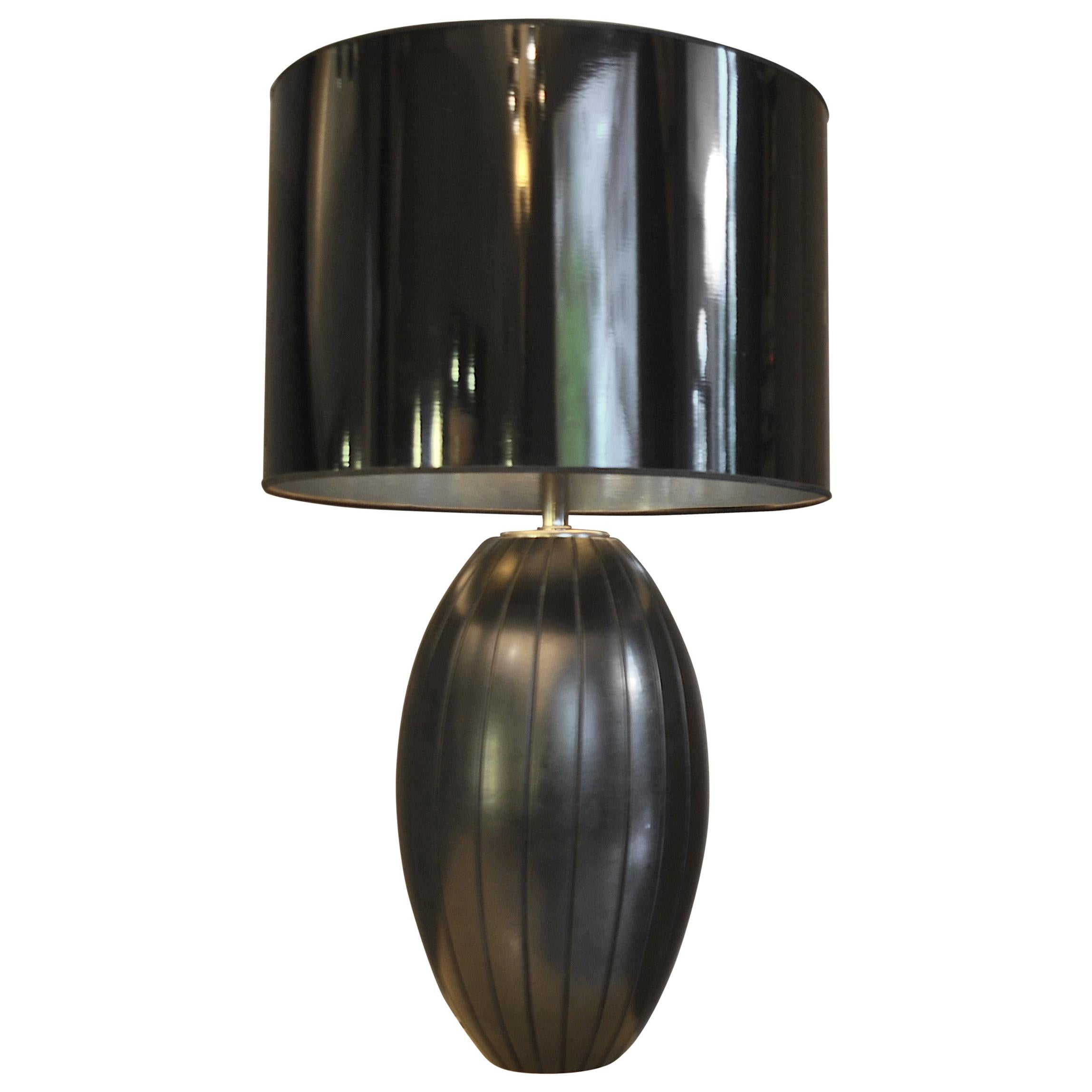 Loffredo Ferdinando Table Lamp in Ceramic and Steel 70 Years
