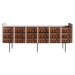 Loft Industrial Style Sideboard, Two Doors and Three Drawers, by Lola Glamour