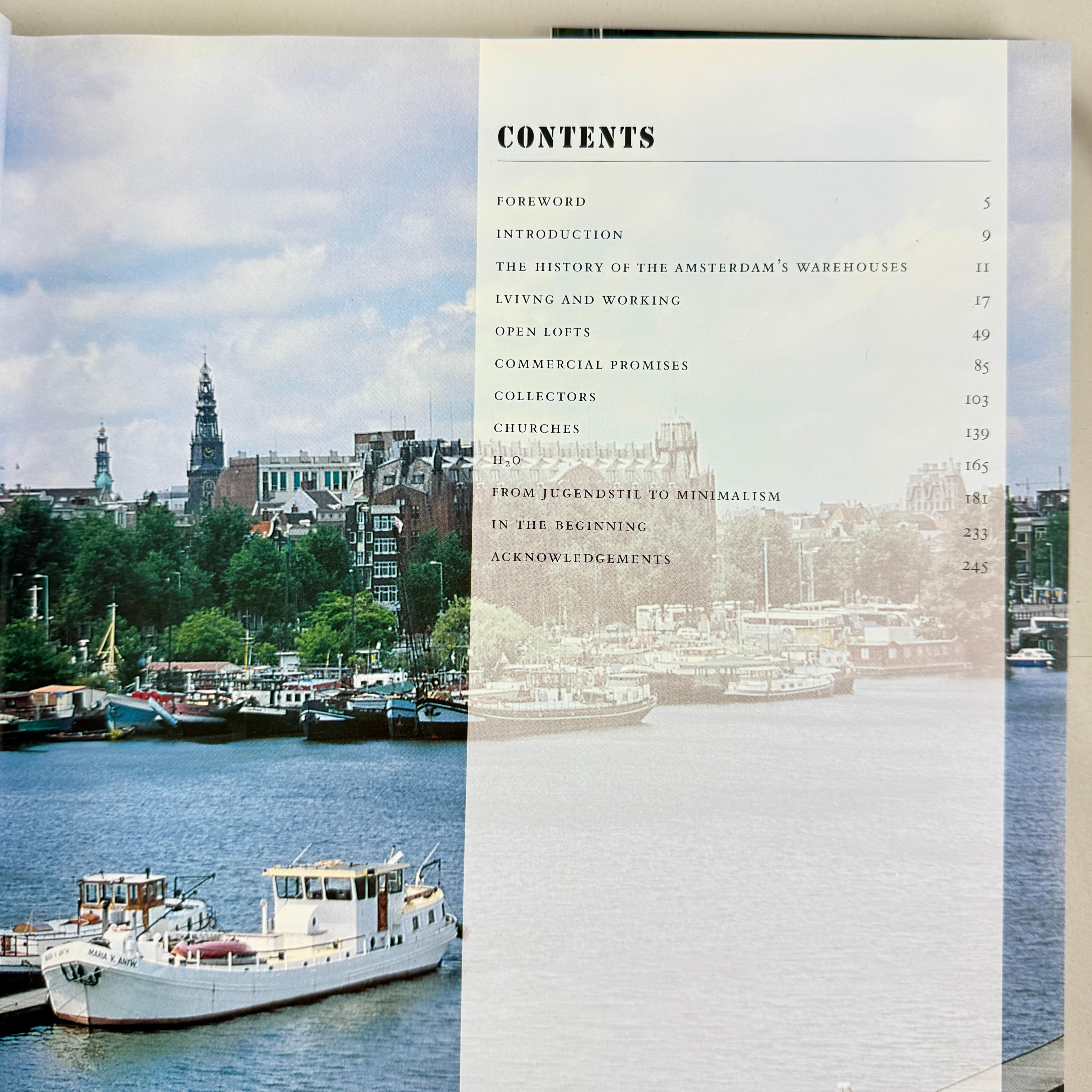 Lofts of Amsterdam by Rudy Baeck, 1st Edition Hardbound Book In Good Condition For Sale In Philadelphia, PA