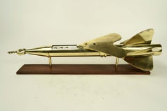 Nautical nautical log counter made of brass in the shape of a harpoon signed MASSEY'S early 1800s