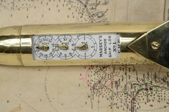Log contamiglia nautico in ottone firmato  MASSEY’S Anchor Ship Log del 1820
