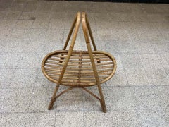 Log Holder in Bamboo, circa 1960