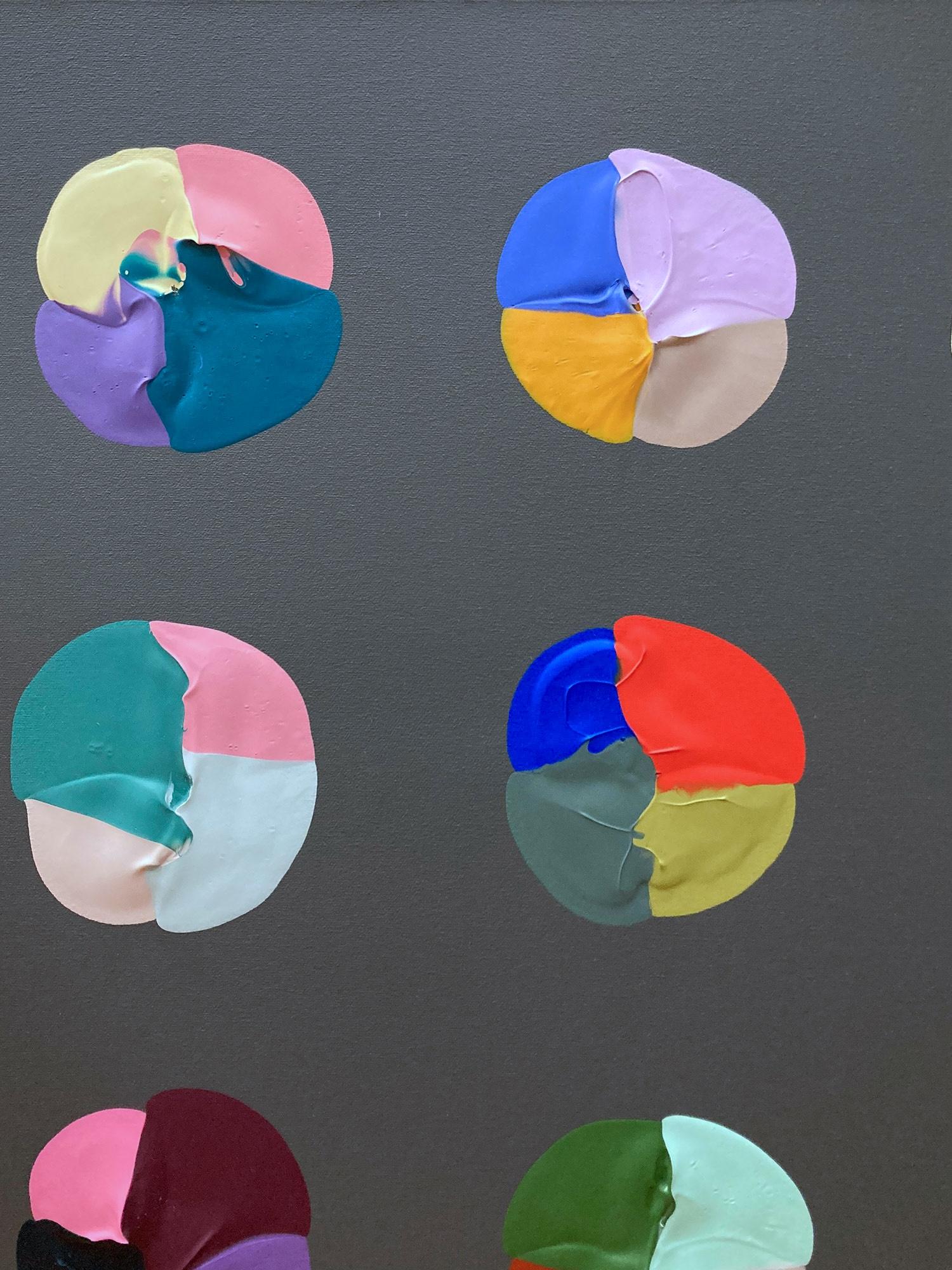 Pittura acrilica contemporanea su tela 