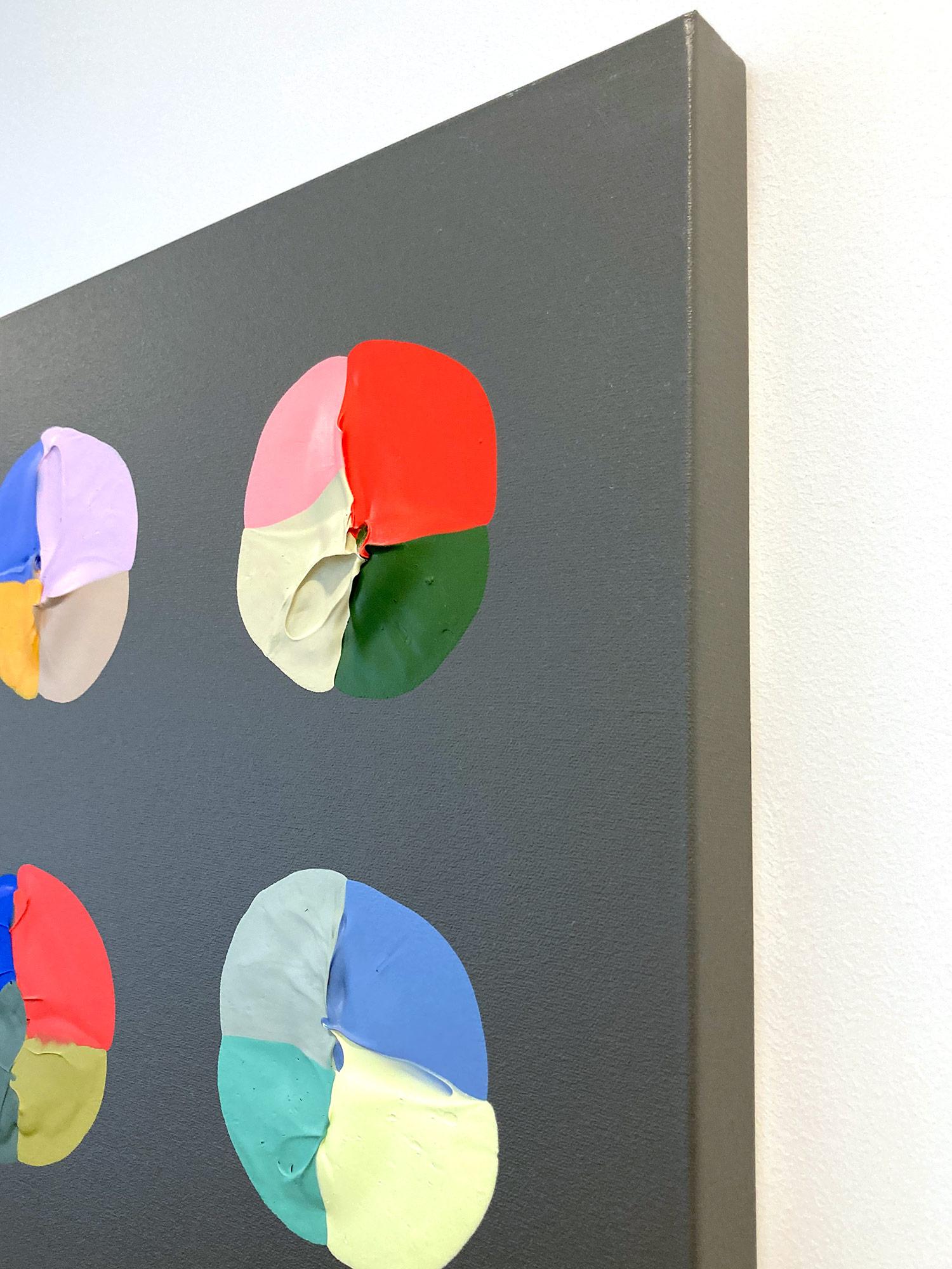 Pittura acrilica contemporanea su tela 