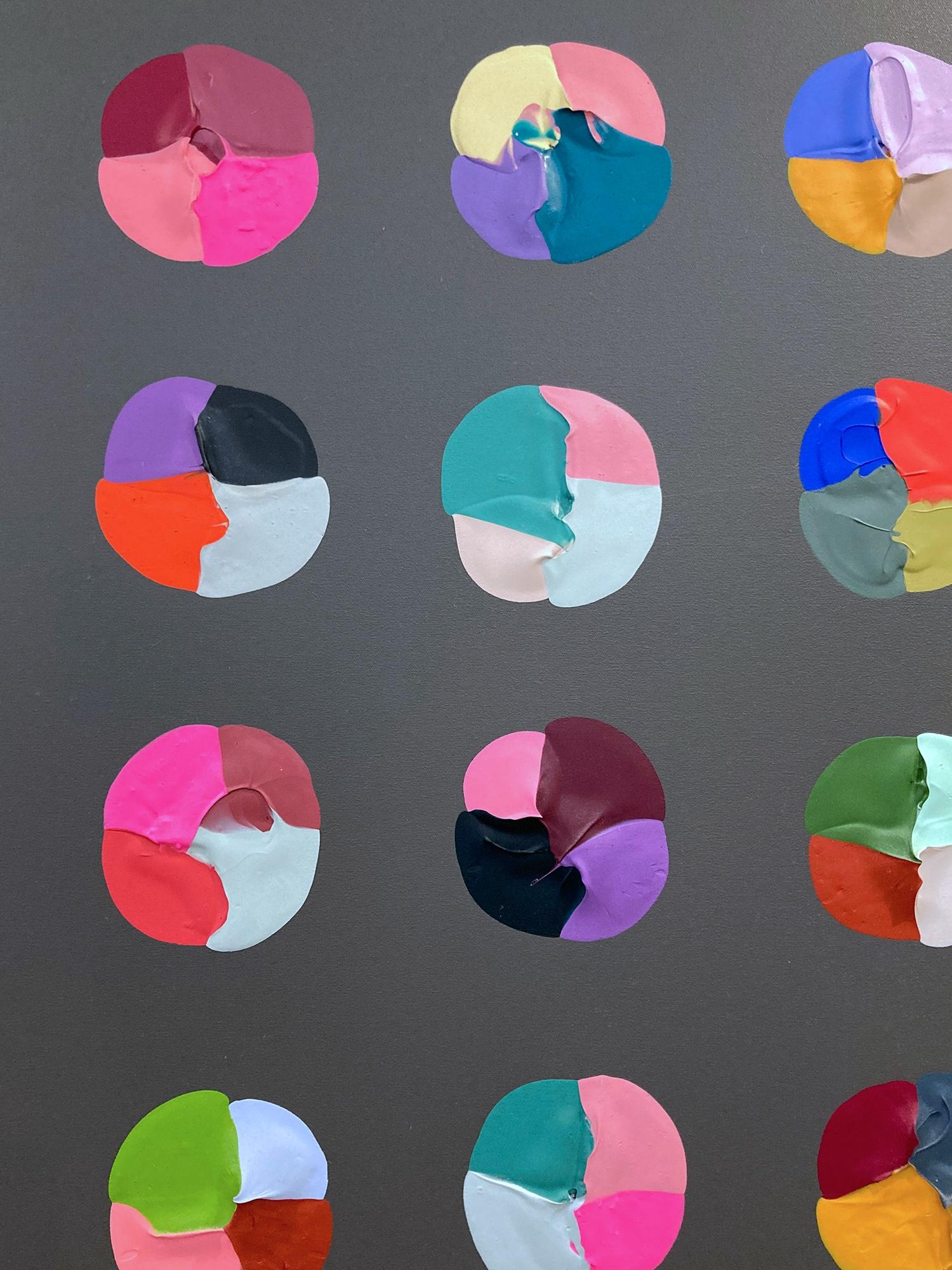 Pittura acrilica contemporanea su tela 