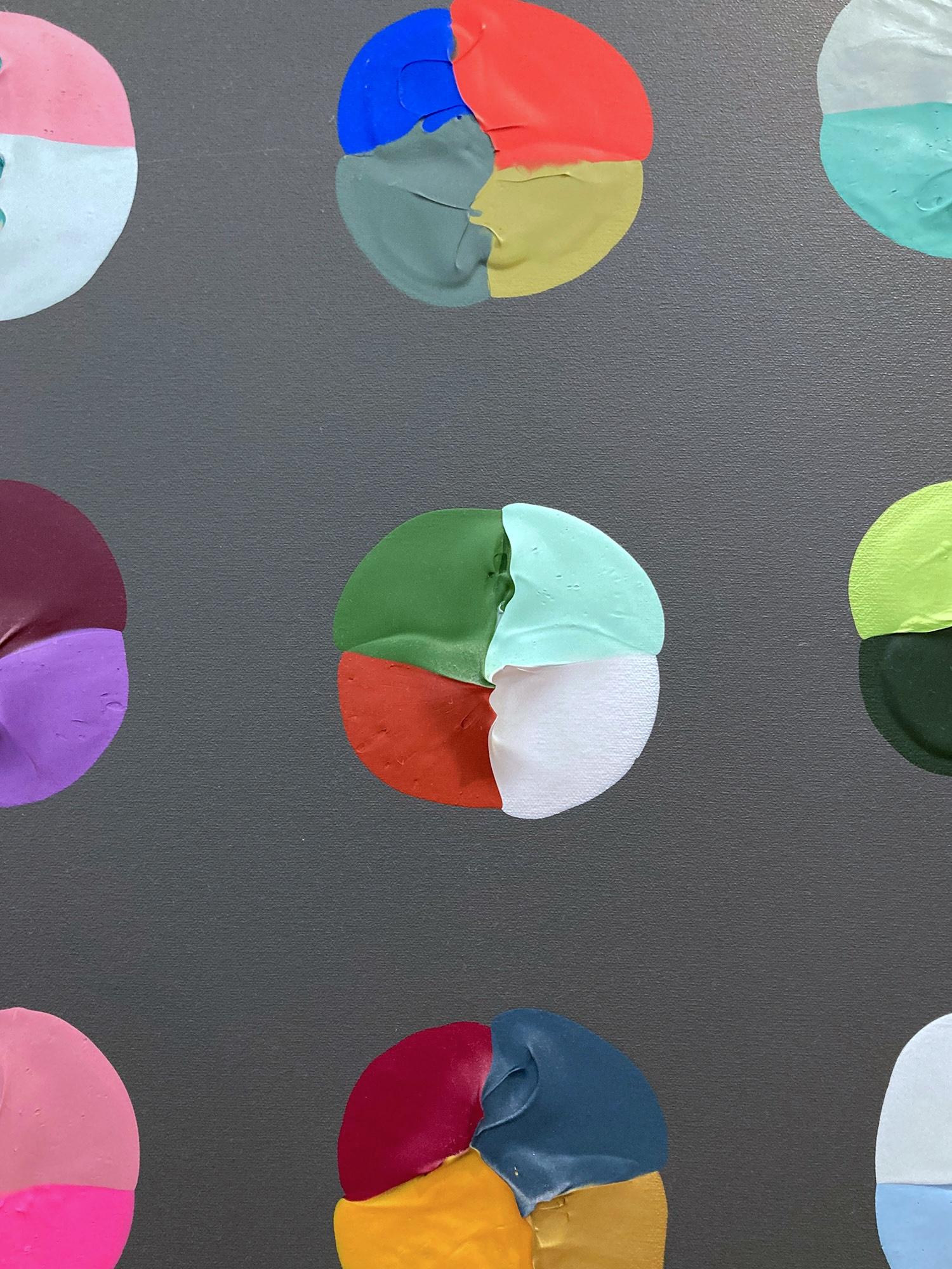 Pittura acrilica contemporanea su tela 