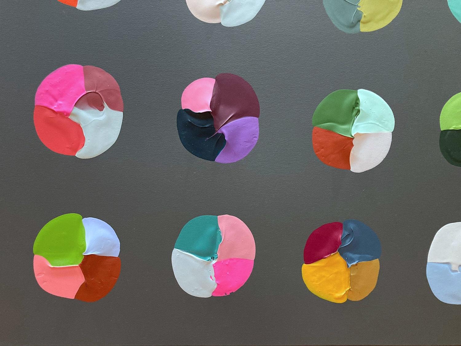 Pittura acrilica contemporanea su tela 