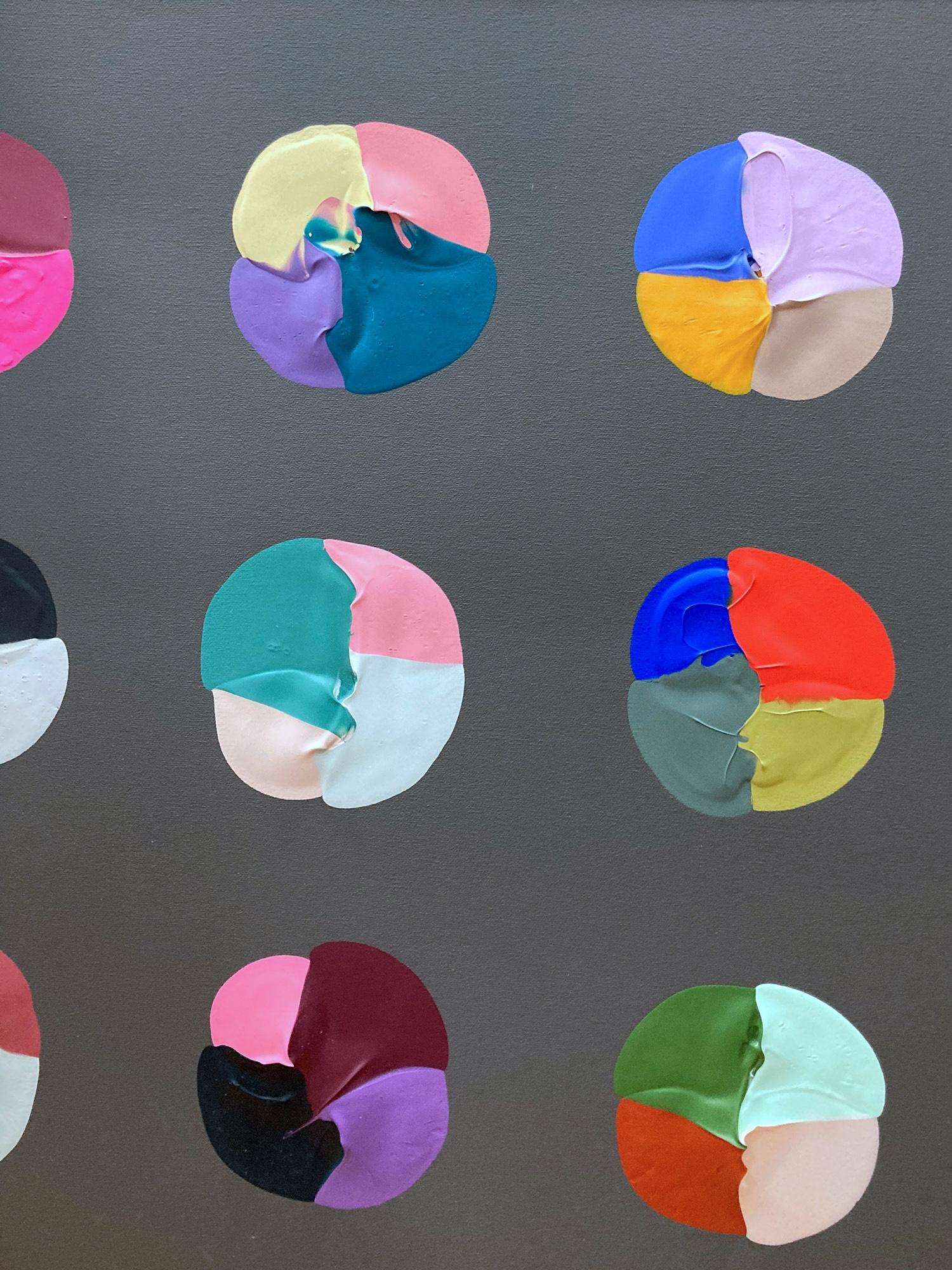 Pittura acrilica contemporanea su tela 