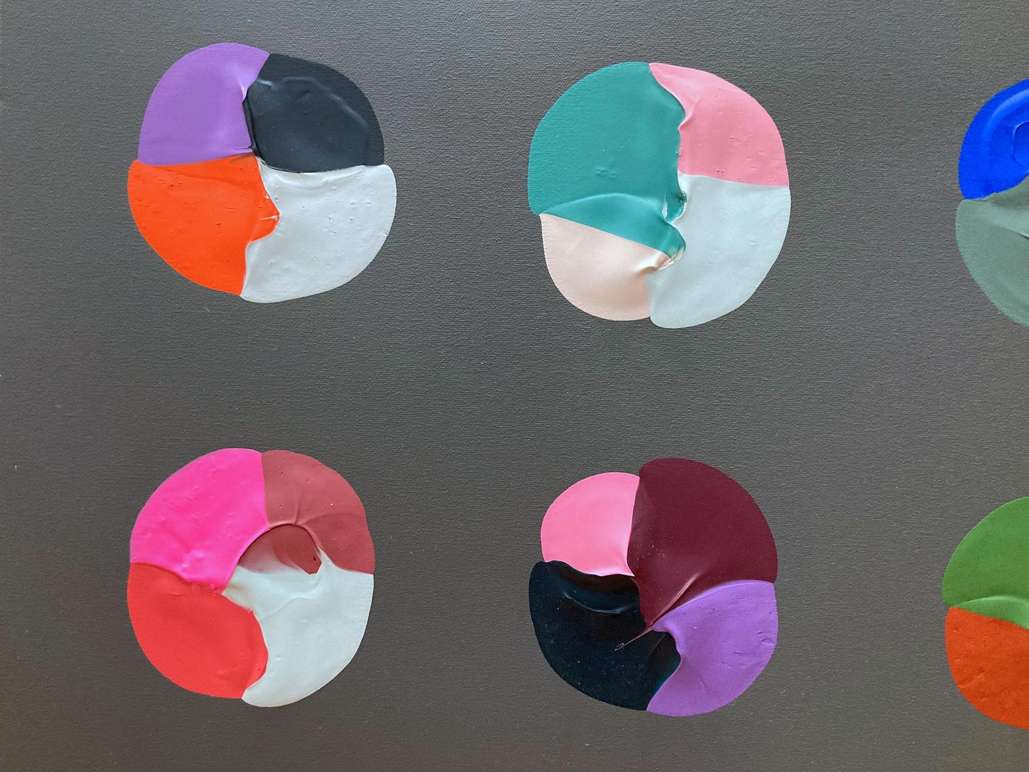 Pittura acrilica contemporanea su tela 