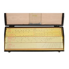 Logarithmic Slide Rule Original Box, 1930s