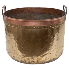 Used Logbin Brass Copper Rivets Planter