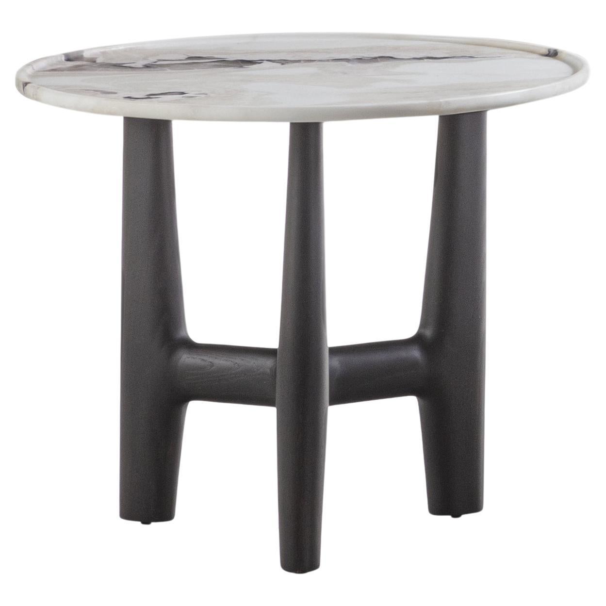 Logi Marble Side Table For Sale
