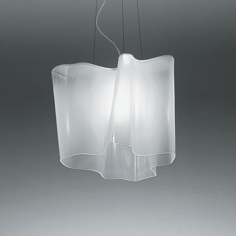 Modern Logico Extra Large Single Gray Pendant by Gerhard Reichert & Michele De Lucchi For Sale