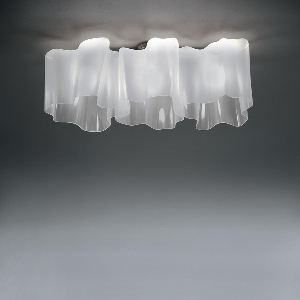 Modern Logico Mini Triple Linear Ceiling Light in Gray Smoke by Gerhard Reichert & Mich For Sale