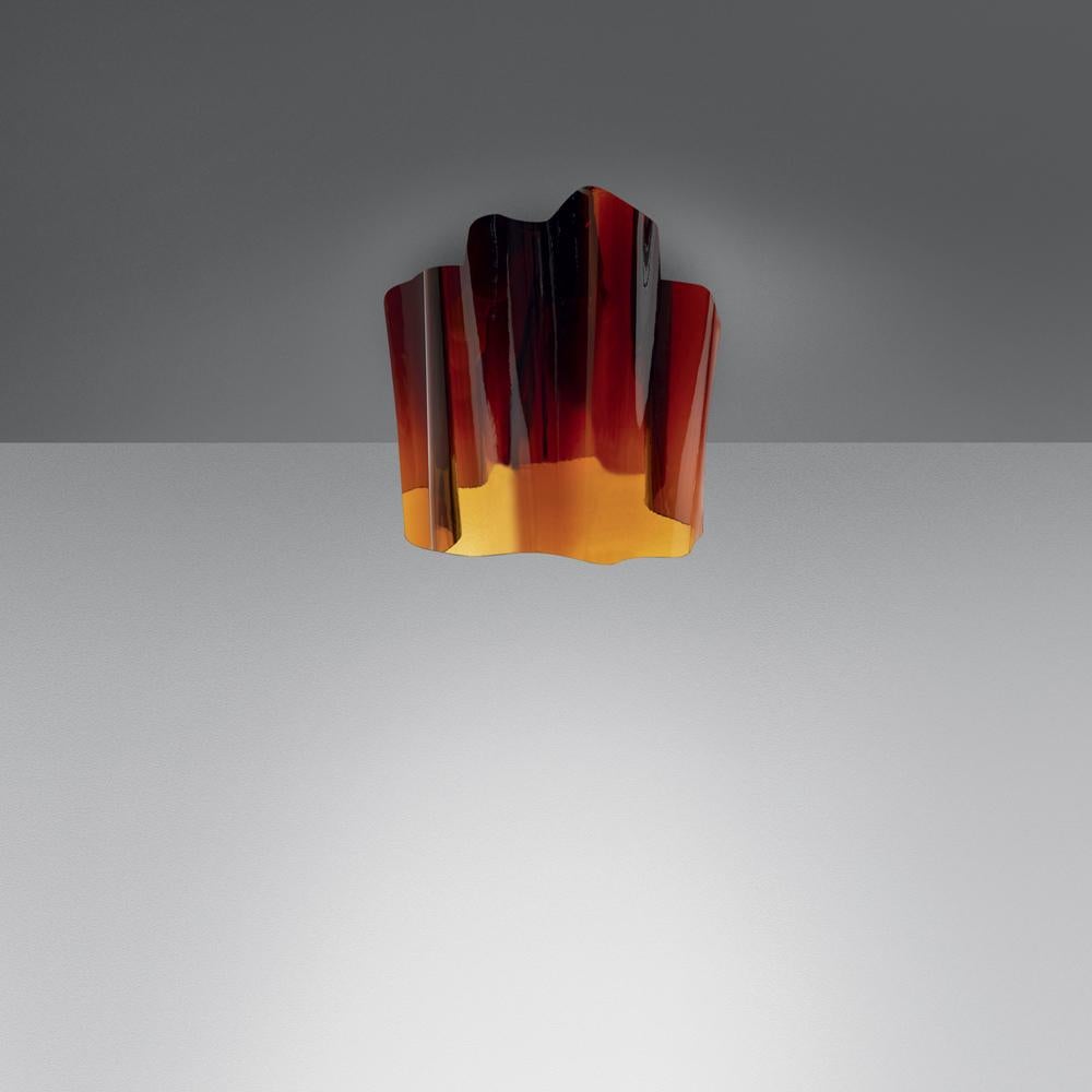 Modern Logico Single Ceiling Light in Tobacco by Gerhard Reichert & Michele De Lucchi For Sale