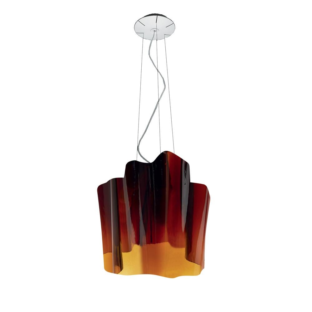 Logico Single Pendant in Tobacco by Gerhard Reichert & Michele De Lucchi