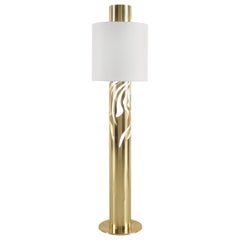 21st Century Logipi Floor Lamp in Brass by Roberto Cavalli Home Interiors