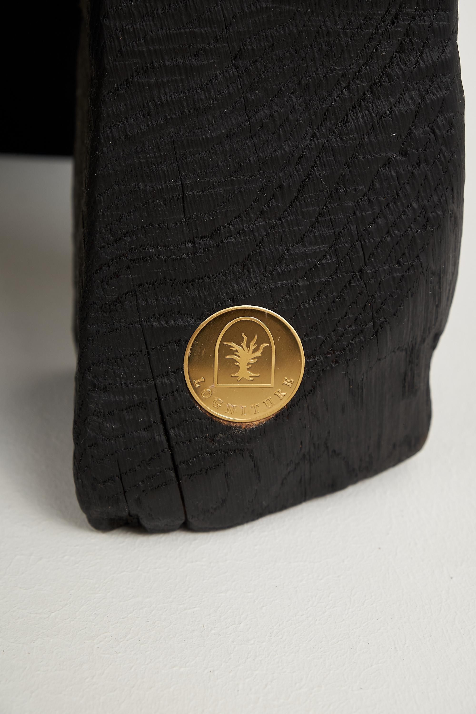 Logniture, Sillón Escultural Brutalista, Madera Maciza de Roble Quemado, Único 1/1 en Nuevo estado para la venta en Stara Gradiška, HR