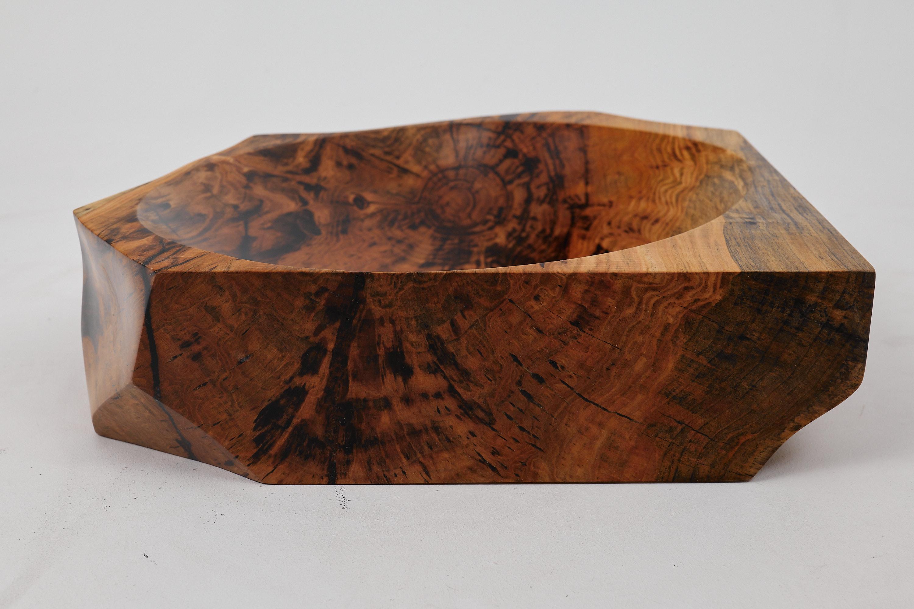 Logniture, lavabo da bagno in legno massiccio Live Edge Designs, design originale in vendita 3