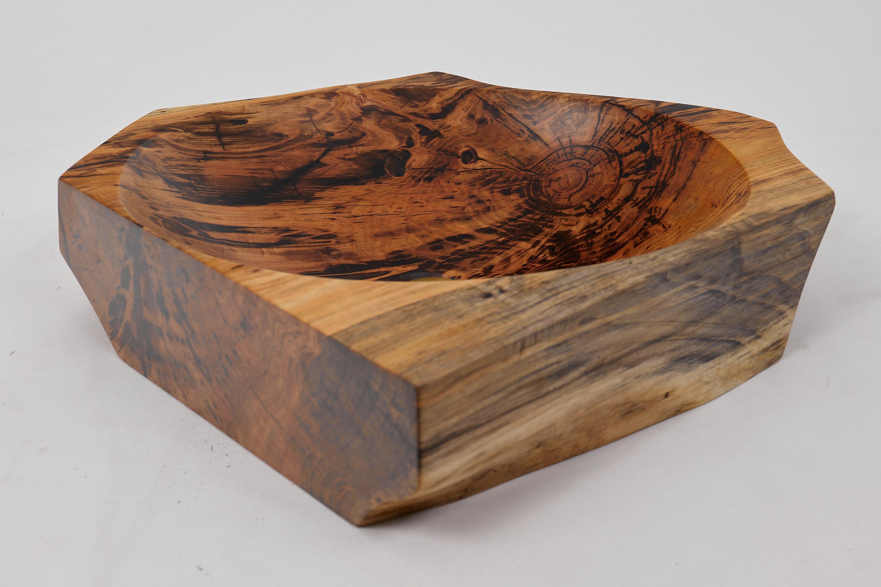 Logniture, lavabo da bagno in legno massiccio Live Edge Designs, design originale in vendita 6