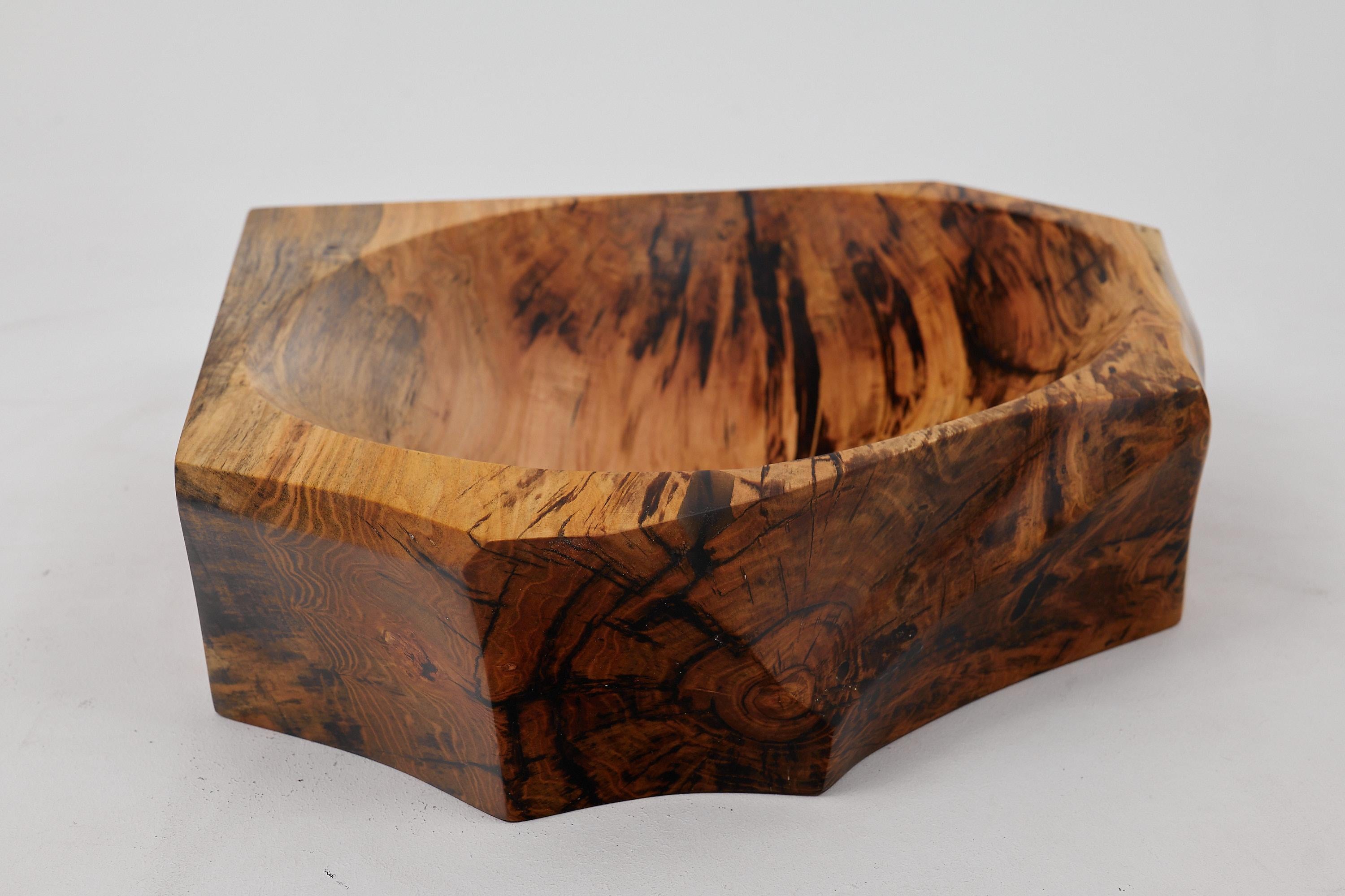 Logniture, lavabo da bagno in legno massiccio Live Edge Designs, design originale in vendita 11