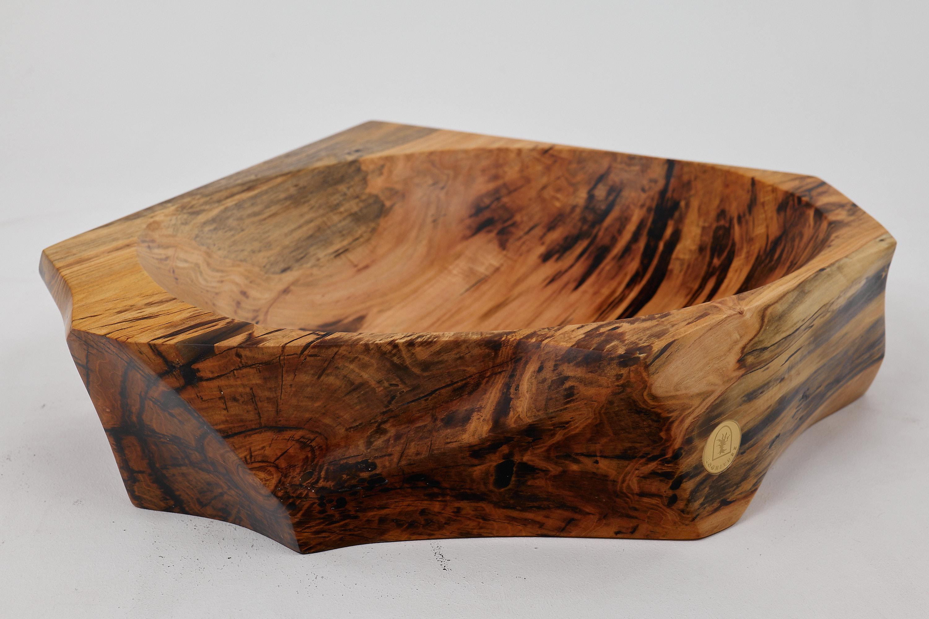 Logniture, lavabo da bagno in legno massiccio Live Edge Designs, design originale in vendita 13