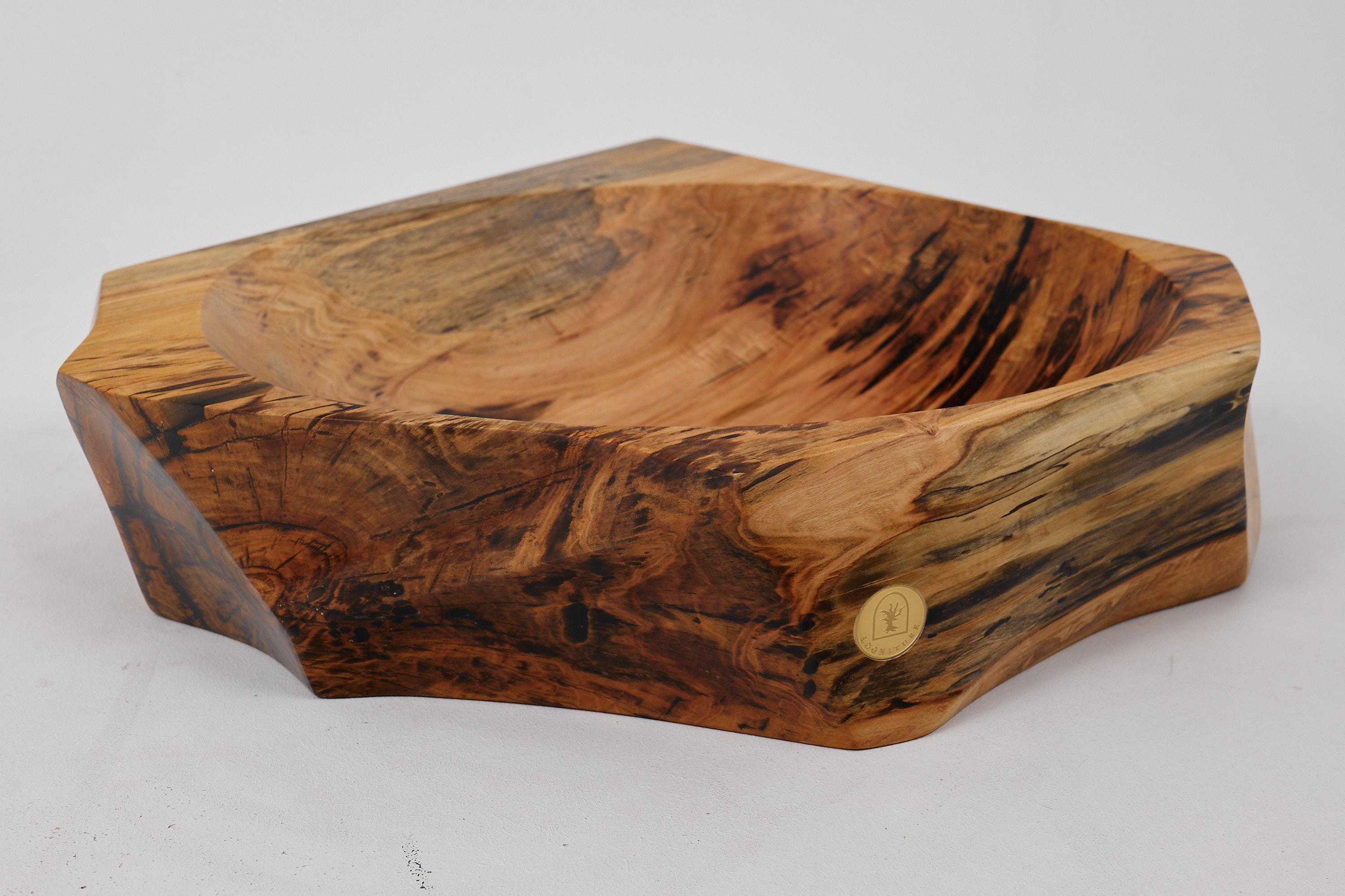 Croato Logniture, lavabo da bagno in legno massiccio Live Edge Designs, design originale in vendita