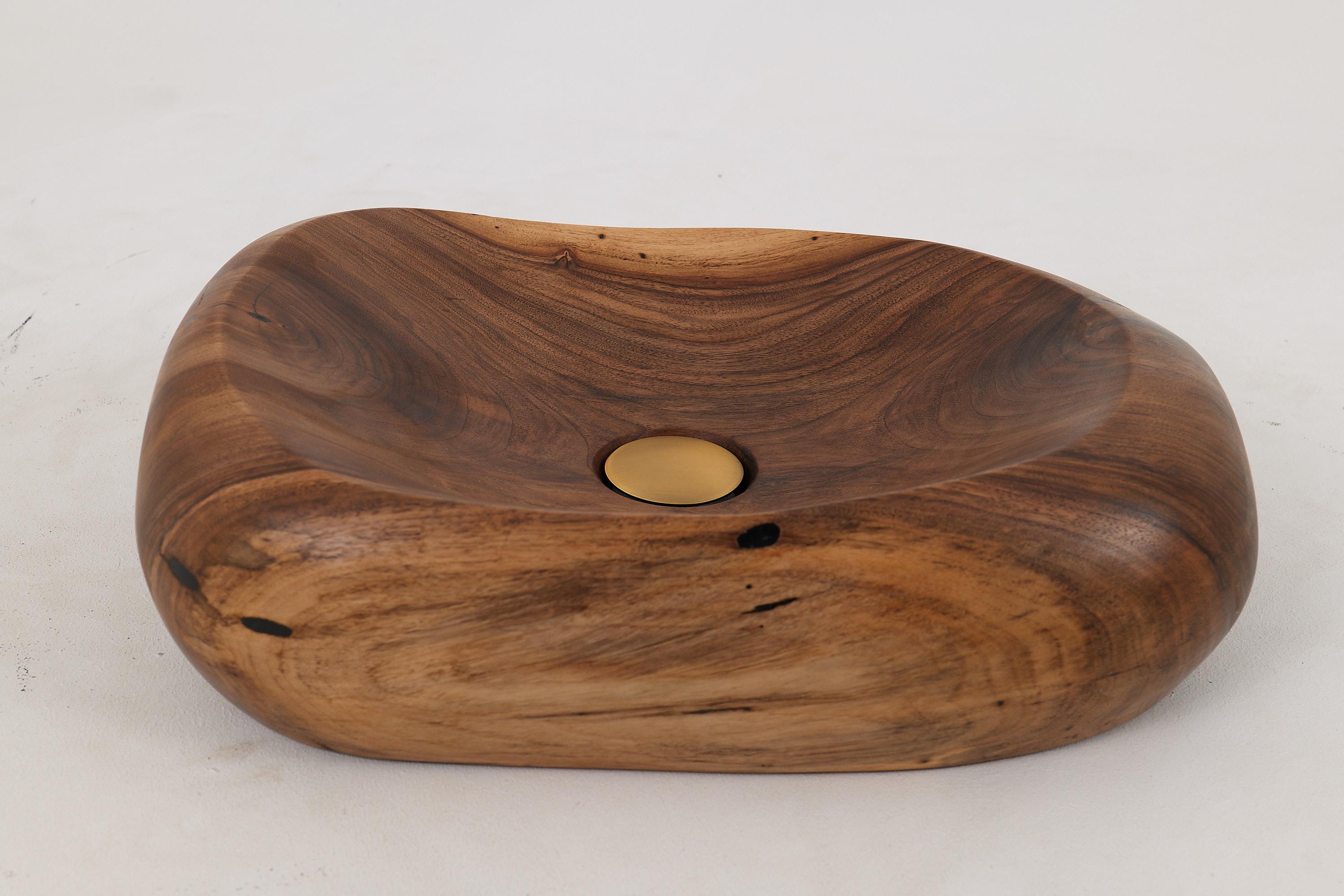 Logniture, Lavandino da bagno in legno Live Edge Design, Bacino, Design originale, Fatto a mano in vendita 3