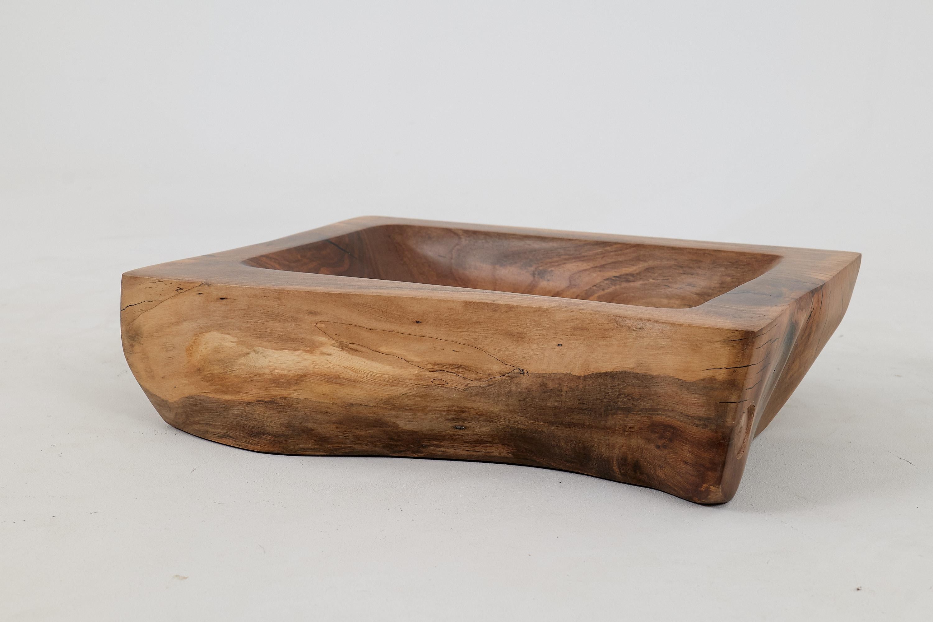 Handmade carved walnut sink, a stunning blend of natural beauty and artisanal craftsmanship. This unique piece features a rich, warm walnut finish that highlights the intricate carvings, making it a focal point in any bathroom.  Each sink is