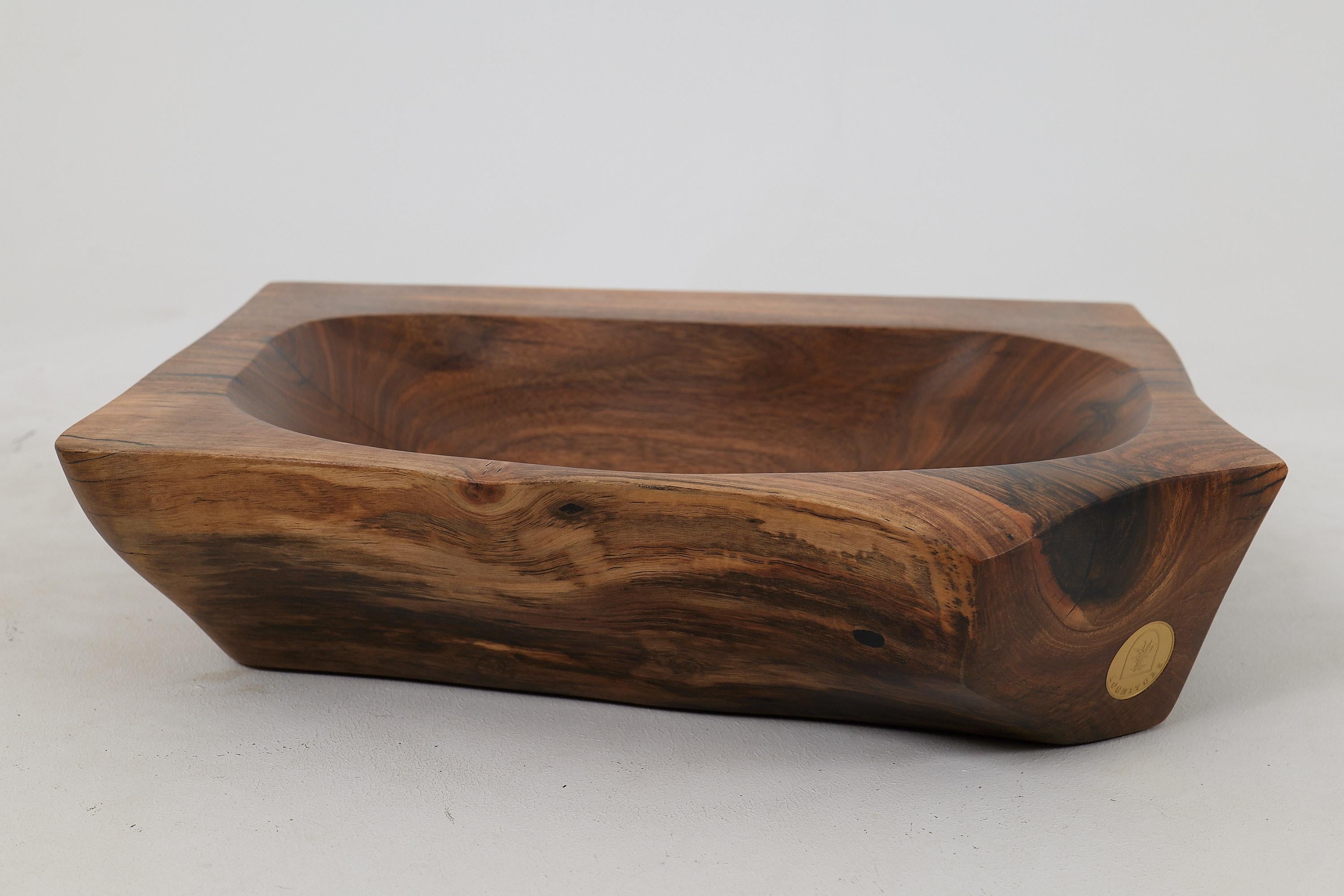 Croatian Logniture, Live Edge Wood Bathroom Sink, Basin, Original Design, Handmade For Sale
