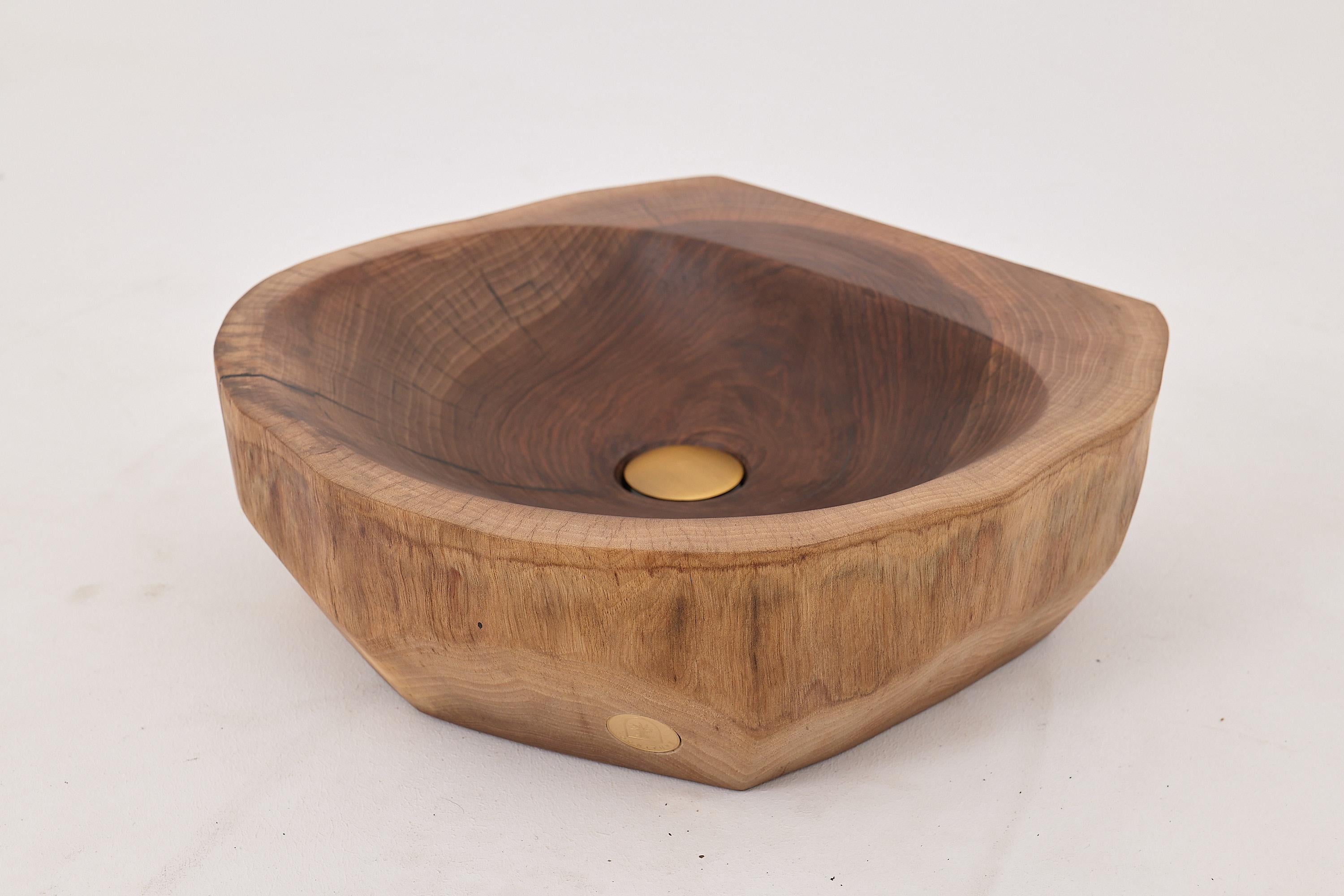 Mueble de tronco, Lavabo de madera, Lavabo, Diseño original, Hecho a mano Tallado en venta