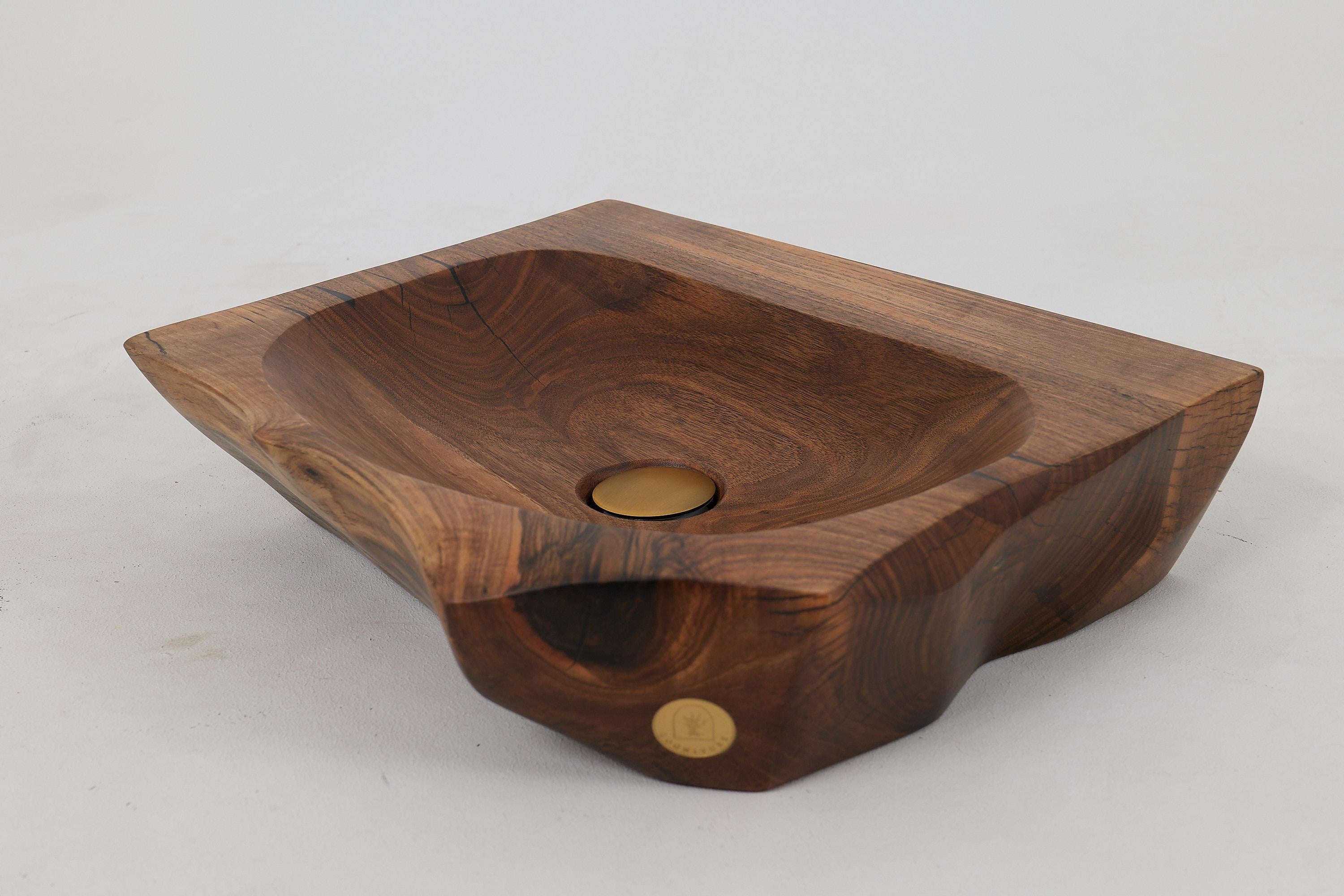 Logniture, Live Edge Wood Bathroom Sink, Basin, Original Design, Handmade In New Condition For Sale In Stara Gradiška, HR