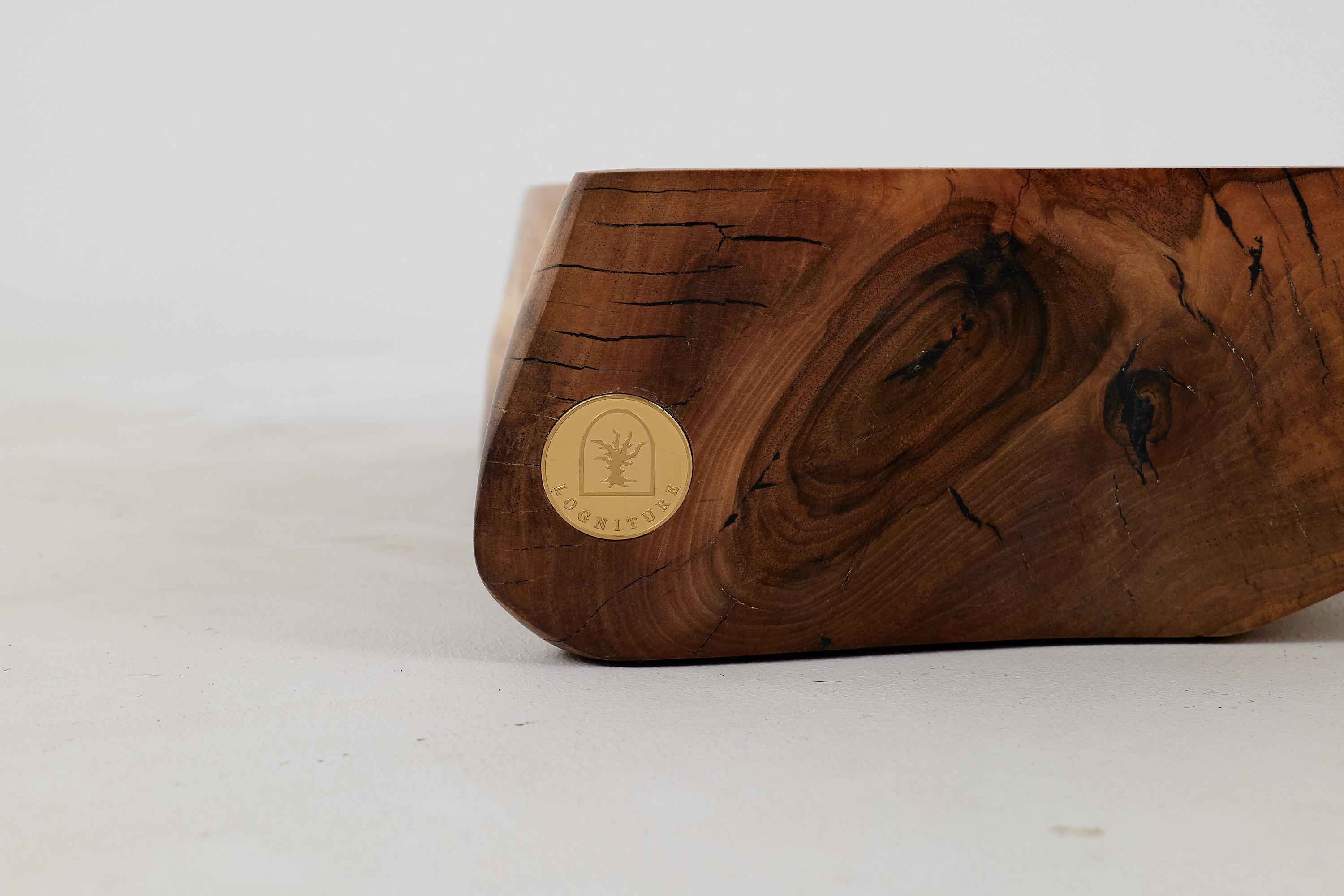 Contemporary Logniture, Live Edge Wood Bathroom Sink, Basin, Original Design, Handmade For Sale