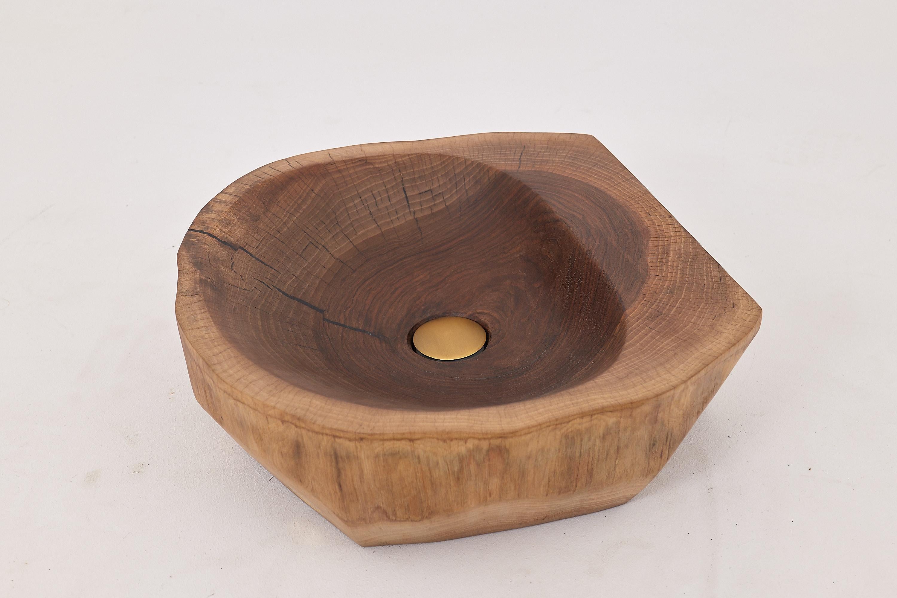 Mueble de tronco, Lavabo de madera, Lavabo, Diseño original, Hecho a mano Madera en venta