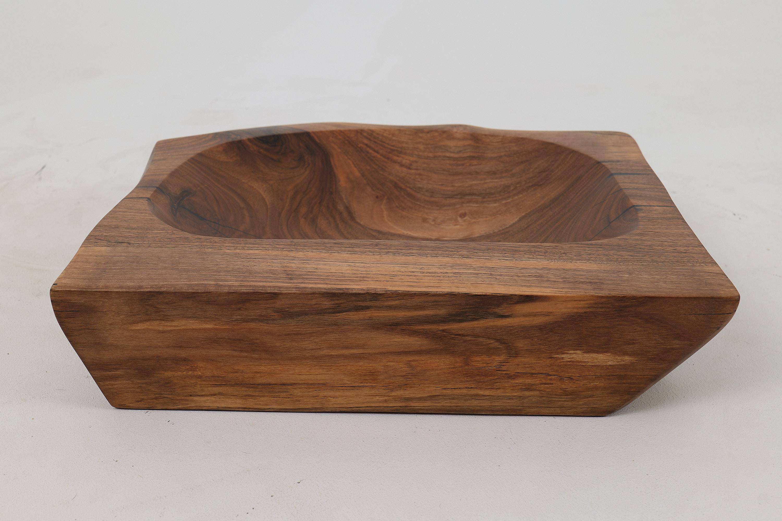 Logniture, Live Edge Wood Bathroom Sink, Basin, Original Design, Handmade For Sale 2