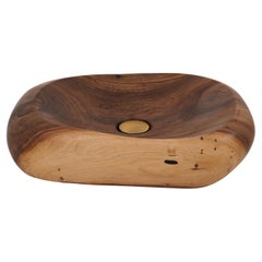 Logniture, Live Edge Wood Badezimmer Waschbecken, Waschbecken, Original Design, Handgemacht
