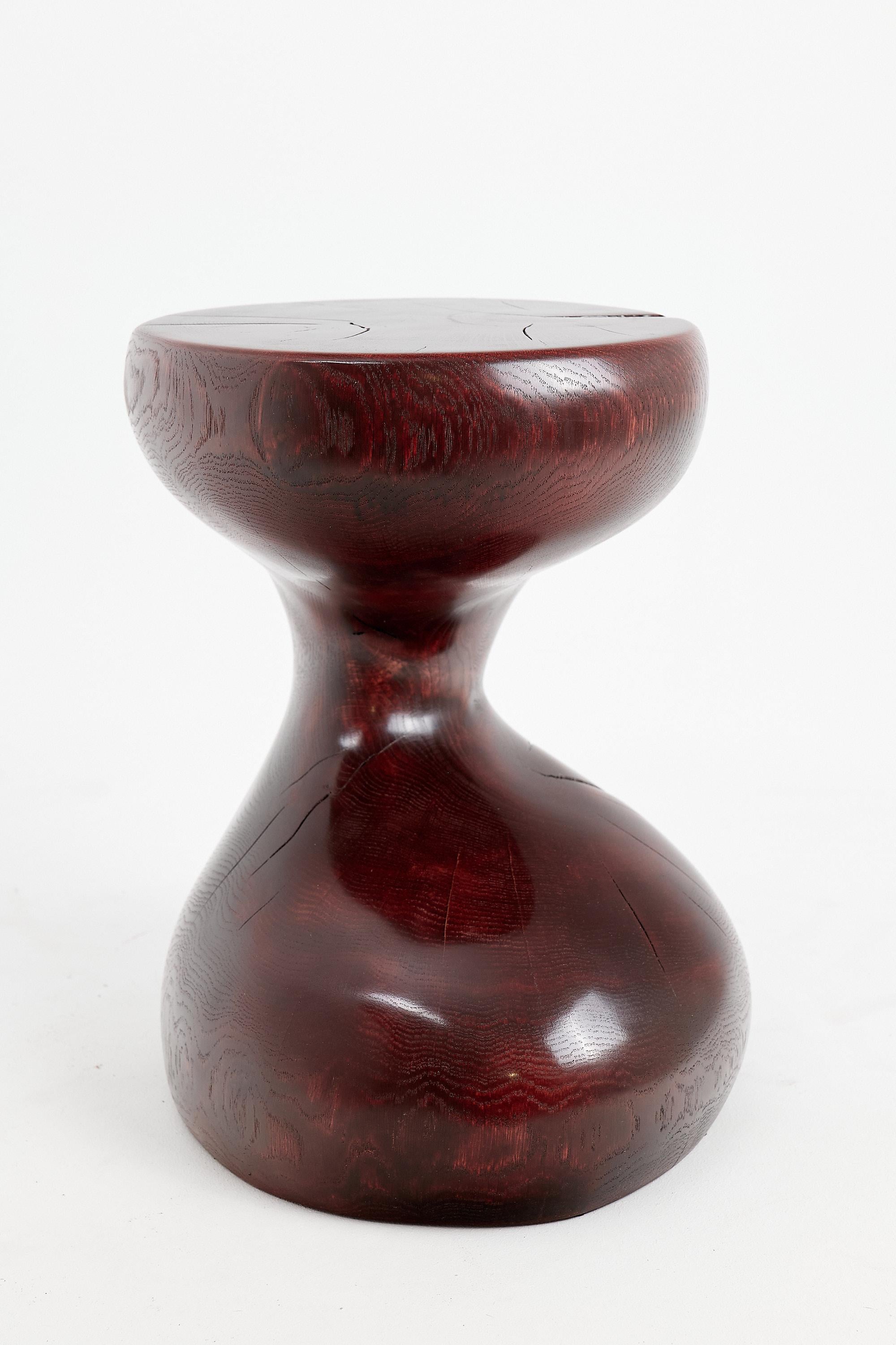 Logniture, Eiche Massivholz Skulptur Beistelltisch, Original Contemporary Design im Zustand „Neu“ im Angebot in Stara Gradiška, HR