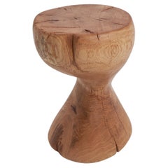 Logniture, Eiche Massivholz Skulptur Beistelltisch, Original Contemporary Design