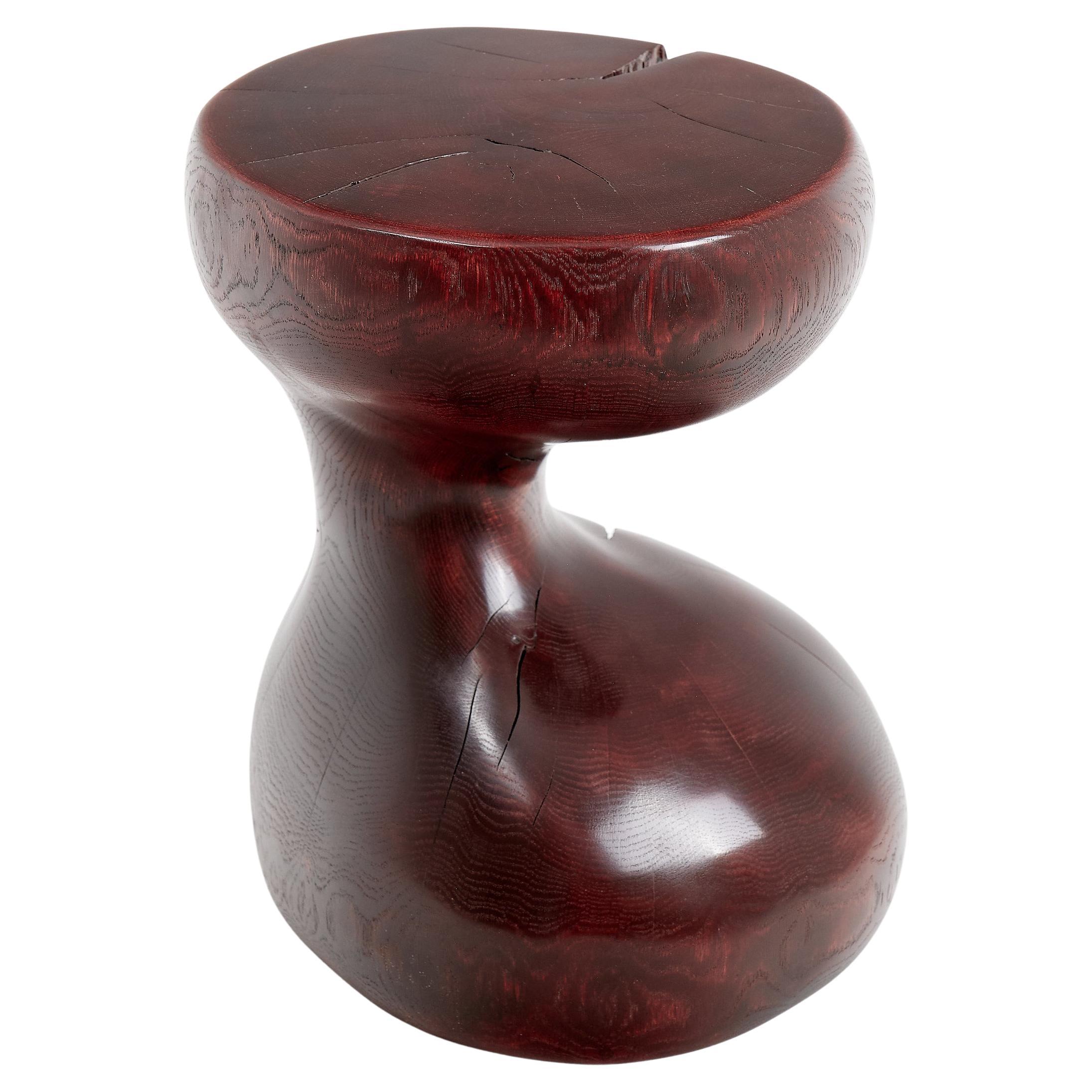 Logniture, Eiche Massivholz Skulptur Beistelltisch, Original Contemporary Design im Angebot