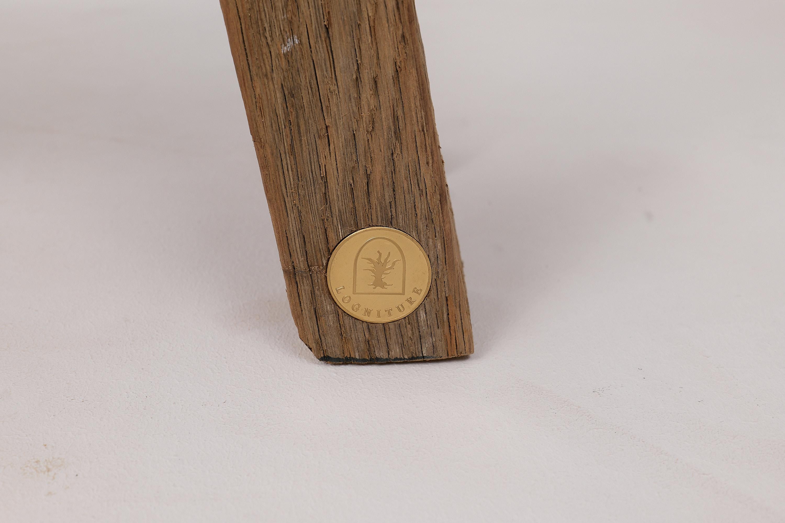 Logniture, panchina brutalista in legno di Oak Oak recuperato, naturale ed eco-compatibile In condizioni Nuovo in vendita a Stara Gradiška, HR