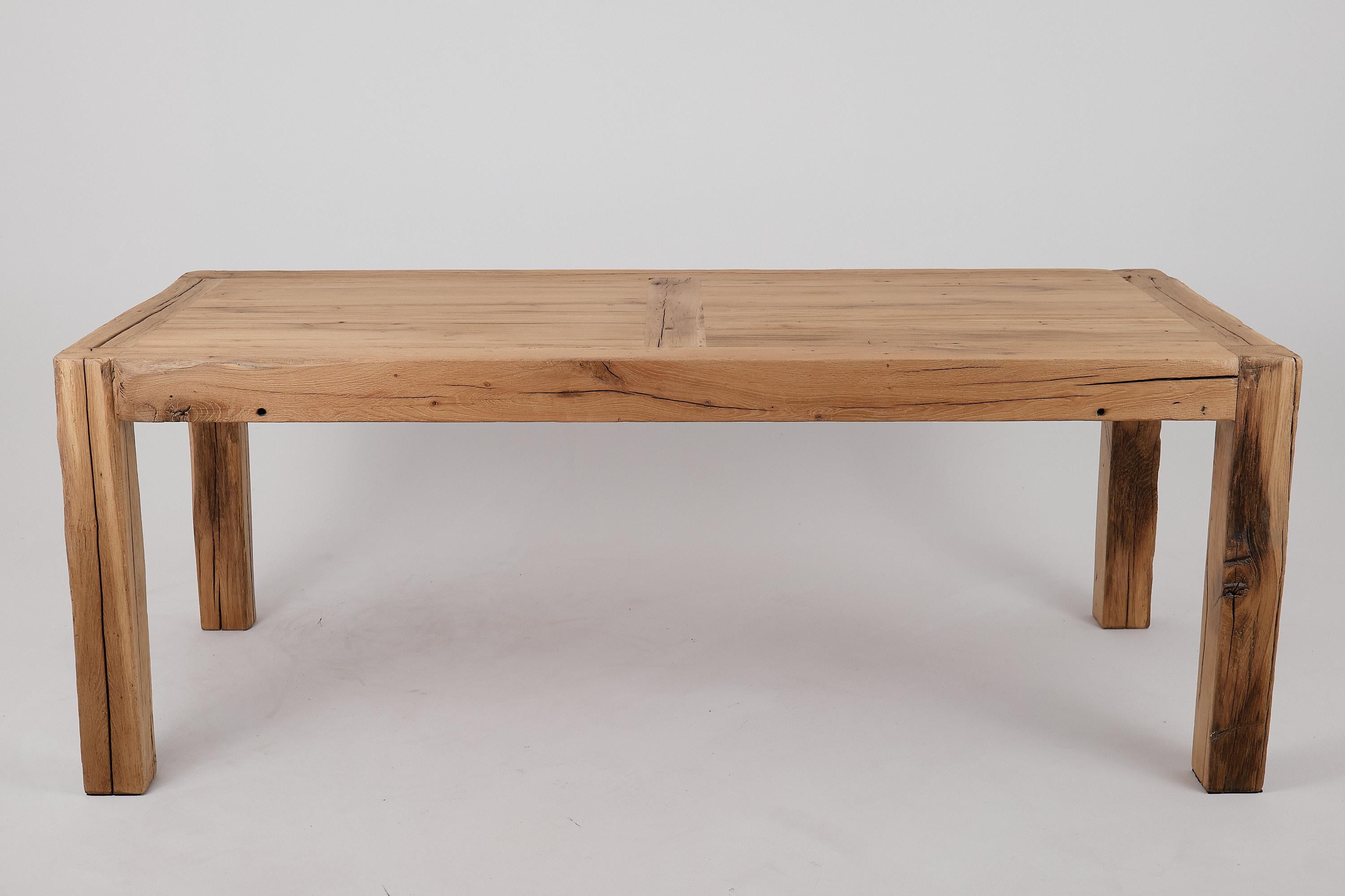 Logniture, Tavolo da pranzo da 79 pollici in Oak Oak, Organico, Spazzolato, In magazzino in vendita 5