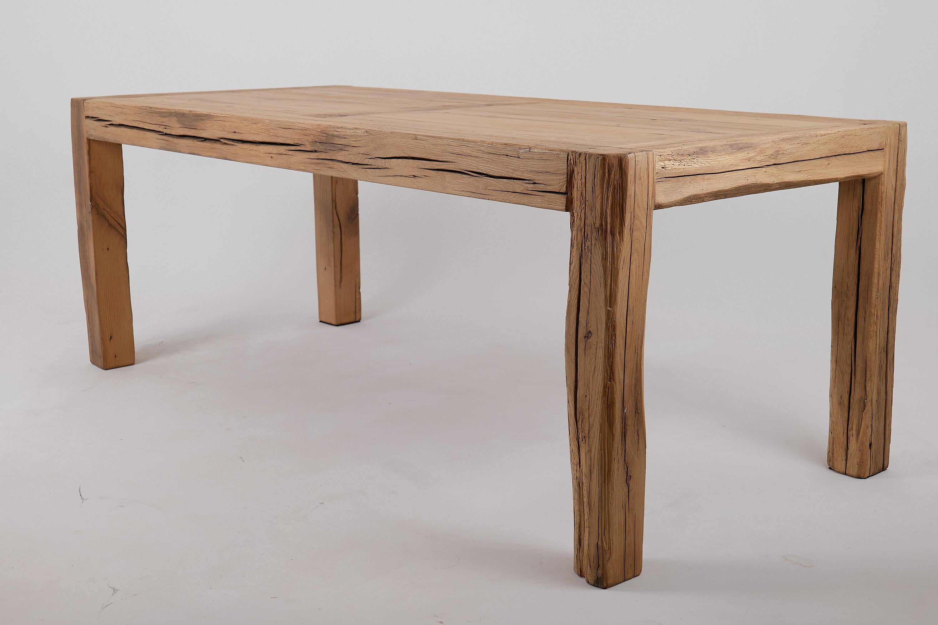 Legno Logniture, Tavolo da pranzo da 79 pollici in Oak Oak, Organico, Spazzolato, In magazzino in vendita