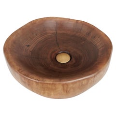 Logniture, Solid Carved Walnut Wood, Bathroom Sink/Basin, Original Handmade Work