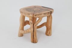 Sculptural Coffee Table, Solid Wood, Contemporary Design, Handmade, Logniture