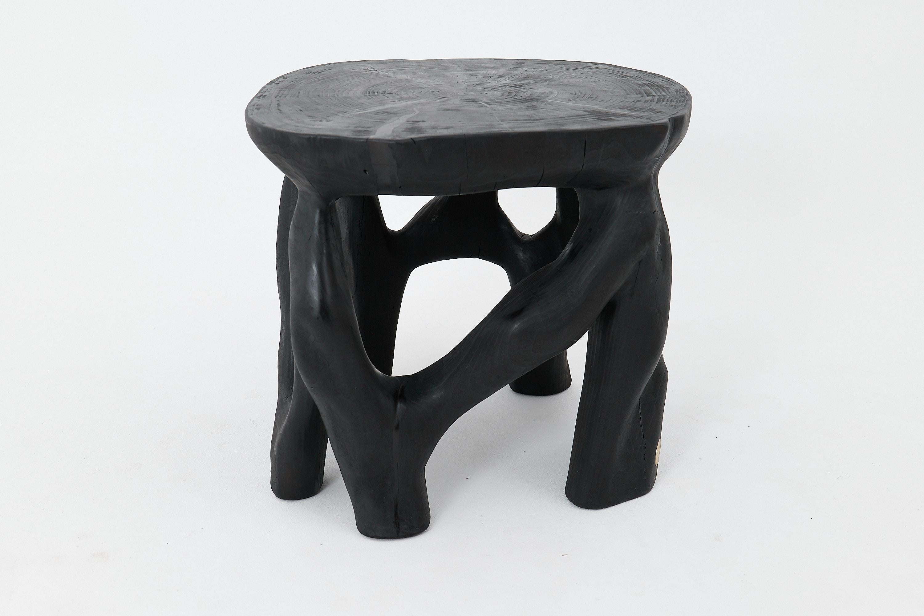 Croatian Logniture, Solid Wood Sculptural Coffee Table, Original Contemporary Design For Sale