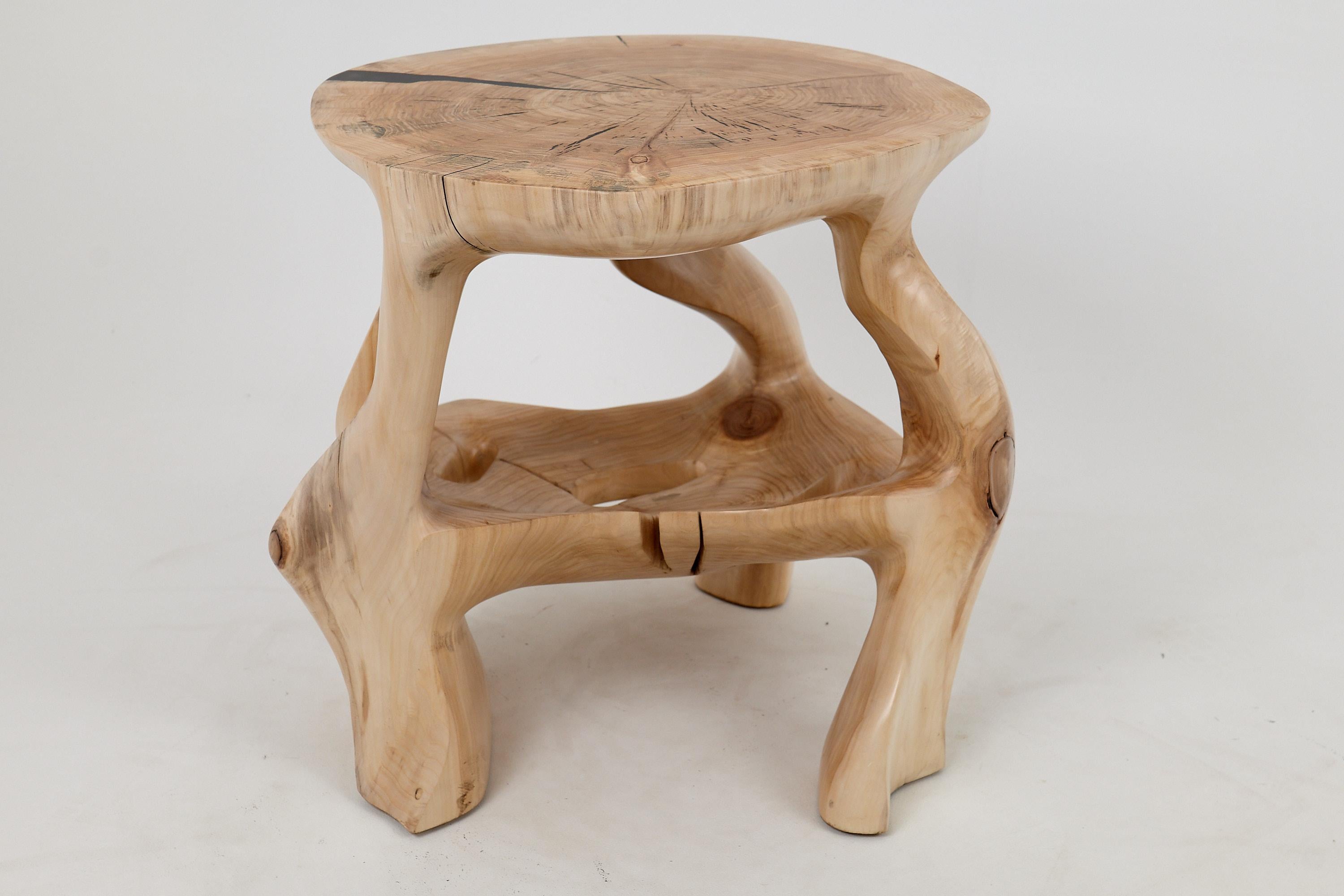 Logniture, Massivholz-Skulptur Couchtisch, Original Contemporary Design im Zustand „Neu“ im Angebot in Stara Gradiška, HR